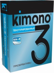 Презервативы Kimono текстурированные 3 шт.