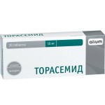 Торасемид, таблетки 10 мг 30 шт