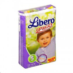 Подгузники-трусики 46 шт. Libero ап энд гоу макси плюс 10-14 кг